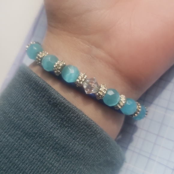 Dress Barn | Blue/Silver Bracelet | Formal Wear - Picture 6 of 7